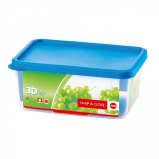 Прямоугольный пищевой контейнер Emsa SNAP&CLOSE 2,2 л