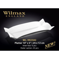 Блюдо глибоке фігурне Wilmax 25х12 см WL-992582 / A