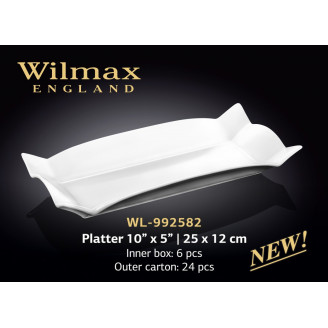 Блюдо глубокое фигурное Wilmax 25х12 см WL-992582 / A