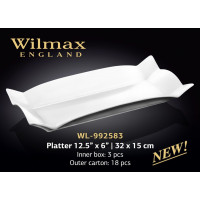 Блюдо глибоке фігурне Wilmax 32х15 см WL-992583 / A