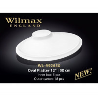 Блюдо овальное Wilmax 30 см WL-992630 / A