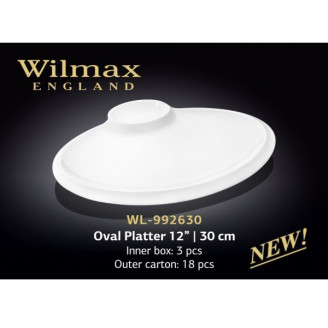 Блюдо овальное Wilmax 30 см WL-992630 / A
