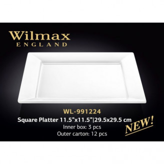 Блюдо квадратное Wilmax 29,5см WL-991224 / A