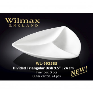 Менажница треугольная Wilmax 24 см WL-992585 / A