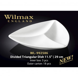 Менажница треугольная Wilmax 29 см WL-992586