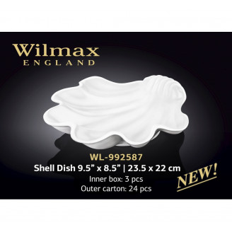Блюдо ракушка Wilmax 23,5х22 см WL-992587 / A