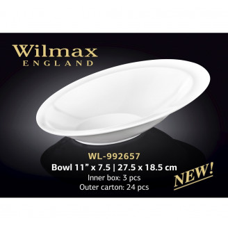 Салатник Wilmax 27,5x18,5 см WL-992657 / A
