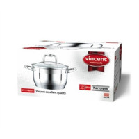 Кастрюля Vincent D 20см 3,6 л VC-3166-20