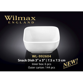 Емкость для закусок Wilmax 7,5x7,5см WL-992604 / A