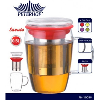 Чашка-заварник Peterhof 0,5л.PH-10039