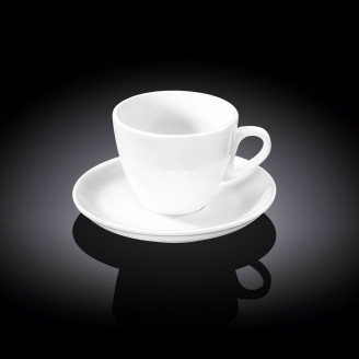 Чашка чайная&блюдце Wilmax 190 мл WL-993175 / AB