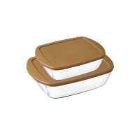 Набор форм PYREX GOLD 2шт 23х15см, 28х20см 912S889
