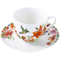 Чашка с блюдцем Krauff Colibri 230 мл 21-244-036