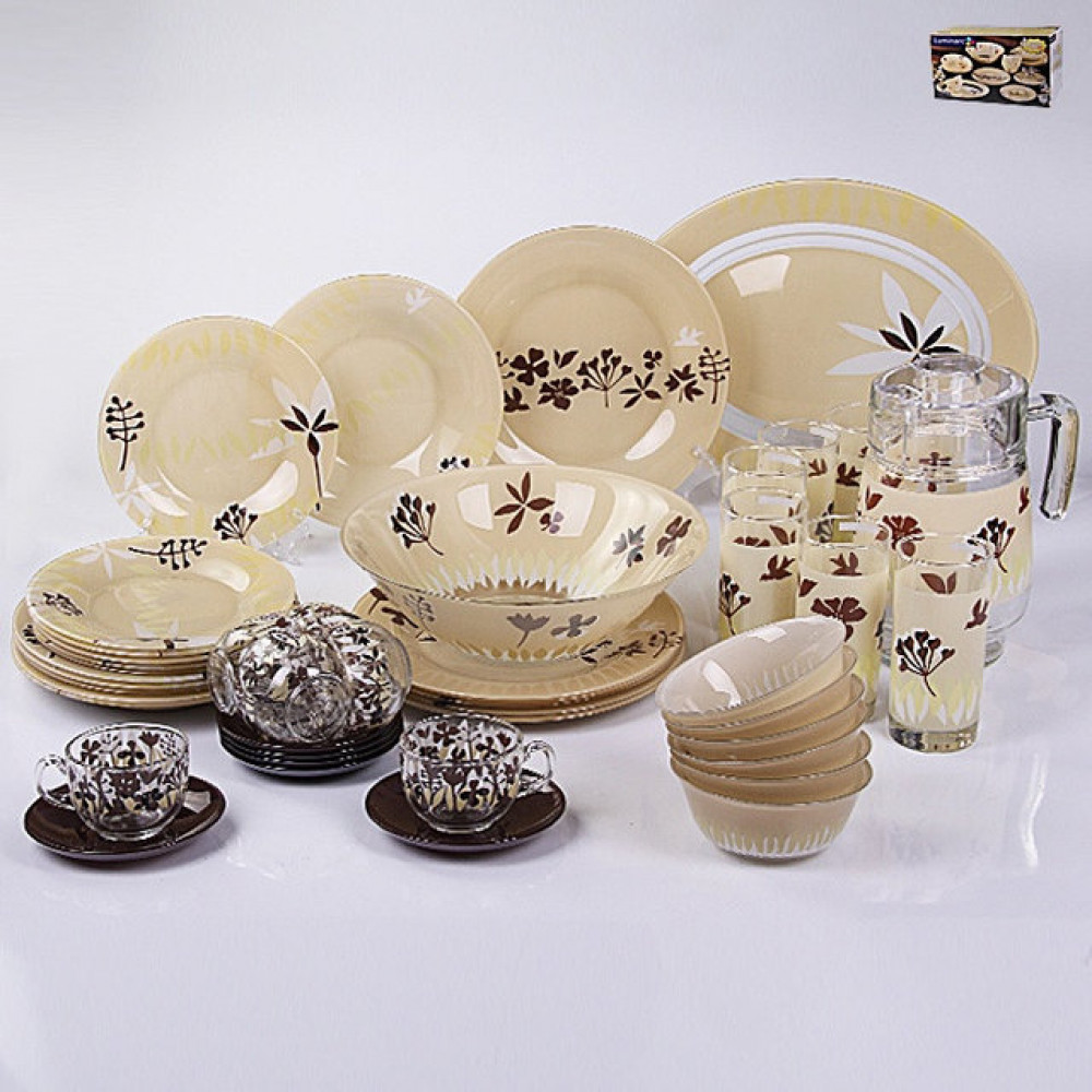 Сервиз столовый Luminarc Hevea Beige 46пр N4872