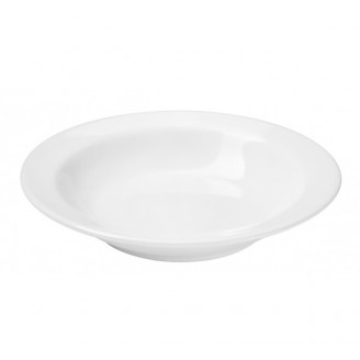 Тарелка суповая круглая белая Ipec Bari 21см FAB21A