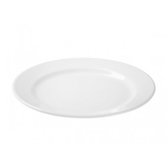 Тарелка обеденная круглая белая Ipec Bari 24см FIB24A