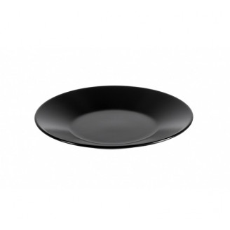 Тарелка десертная круглая чёрная Ipec Cairo 21см 30902324