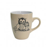 Кружка Milika Owl Family Cream 400мл M0420-M3