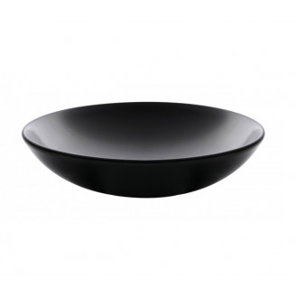 Тарелка глубокая круглая черная Ipec MONACO 19 см