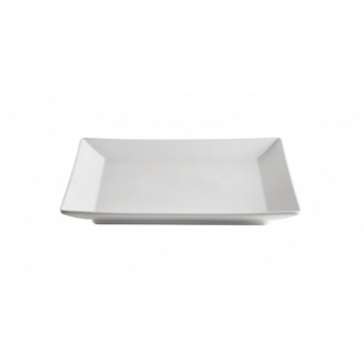 Тарелка десертная квадратная белая Ipec Tokyo 21х21 см