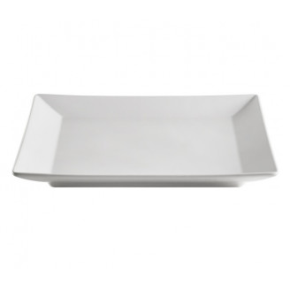 Тарелка обеденная квадратная белая Ipec Tokyo 24х24 см
