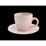 Чашка с блюдцем Astera Marble Pink 300мл 2пр A0431-ZM12TSB