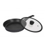 Сковорода глубокая с крышкой Ringel Zitrone Black 28см RG-2108-28 BL