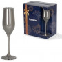 Набор бокалов для шампанского Luminarc СЕЛЕСТ сияющий графит 160мл-6шт P1564/1