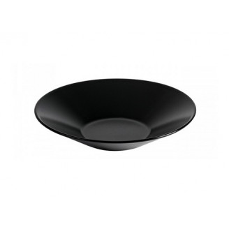 Тарелка суповая круглая черная Ipec Cairo 23см 30902300