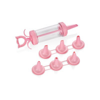 Кондитерский шприц с 7-ю насадками BAGER PINK BG-248 P