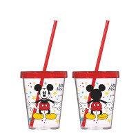 Стакан с трубочкой HEREVIN DISNEY MICKEY MOUSE 660мл 161440-010