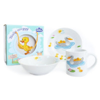 Детский набор для завтрака Milika Duck Family 3пр. M0690-3