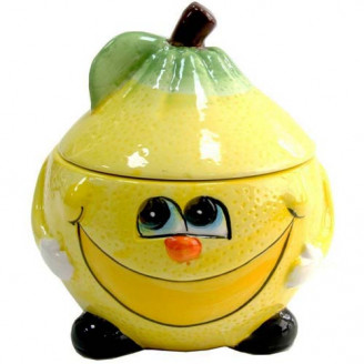 Банка для сыпучих Milika Smile Lemon 500мл Color M07130-EDB125-B