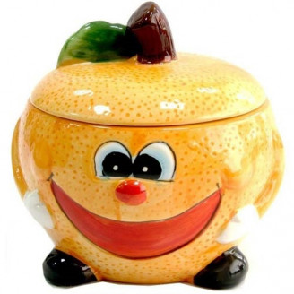 Банка для сыпучих Milika Smile Orange 500мл Color M07130-EDB127-B