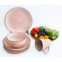 Тарелка десертная Astera Engrave Pink 19см A0470-HP22-S