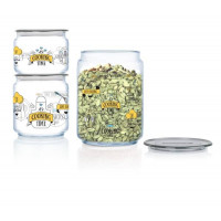 Набор банок для сыпучих Luminarc CLUB COOKING TIME 3пр P8454