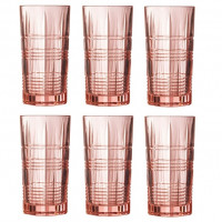 Набор стаканов Luminarc ДАЛЛАС РОЗОВЫЙ 380мл-6шт P9164/ 1
