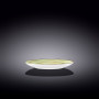 Тарелка десертная Wilmax SPIRAL PISTACHIO 20.5 см WL-669112 / A