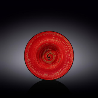 Тарелка глубокая Wilmax SPIRAL RED 20 см WL-669222 / A