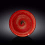Тарелка глубокая Wilmax SPIRAL RED 25.5 см WL-669227 / A