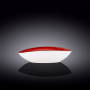 Блюдо глубокое овальное Wilmax SPIRAL RED 25х16,5х6 см WL-669240 / A