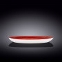 Блюдо камень Wilmax SPIRAL RED 33х24,5 см WL-669242 / A