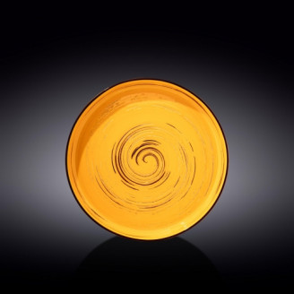 Тарелка обеденная Wilmax SPIRAL YELLOW  28 см WL-669420 / A