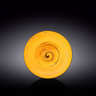 Тарелка глубокая Wilmax SPIRAL YELLOW  20 см WL-669422 / A