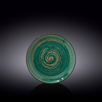 Тарелка десертная Wilmax SPIRAL GREEN  20.5 см WL-669512 / A