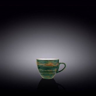 Чашка Wilmax SPIRAL GREEN 300 мл WL-669536 / A