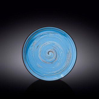 Тарелка обеденная Wilmax SPIRAL BLUE  28 см WL-669620 / A