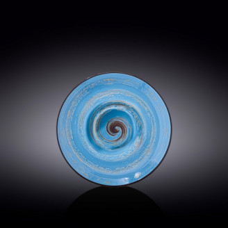 Тарелка глубокая Wilmax SPIRAL BLUE  22.5 см WL-669623 / A