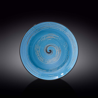 Тарелка глубокая Wilmax SPIRAL BLUE  25.5 см WL-669627 / A