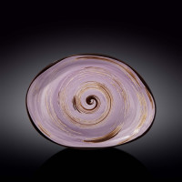 Блюдо камінь Wilmax SPIRAL LAVENDER 33х24,5 см WL-669742 / A